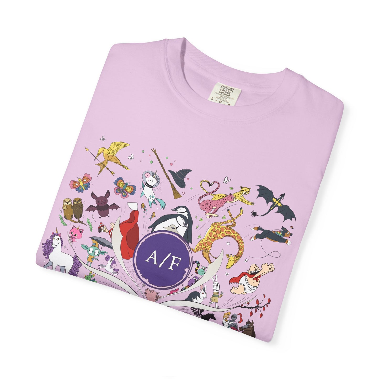 Comfort Colors T-shirt - Magical Banned Books Soft Heavy Cotton - Annie's Foundation