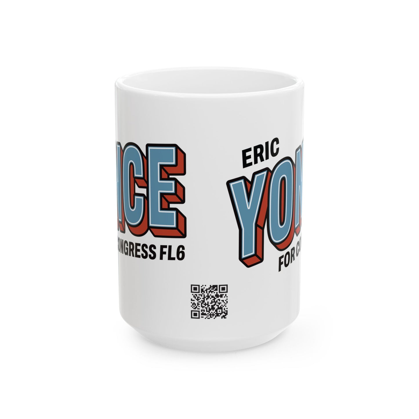 Yonce for Congress White Ceramic Mugs (11oz, 15oz)