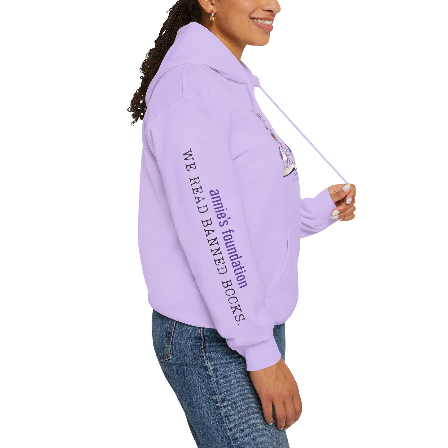 Hoodie - Magical Banned Books with Sleeve Imprint