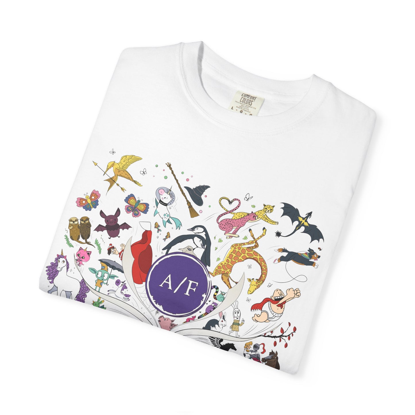 Comfort Colors T-shirt - Magical Banned Books Soft Heavy Cotton - Annie's Foundation