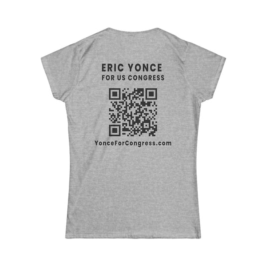 Yonce for Congress Women’s Tee – Front and Back Imprint