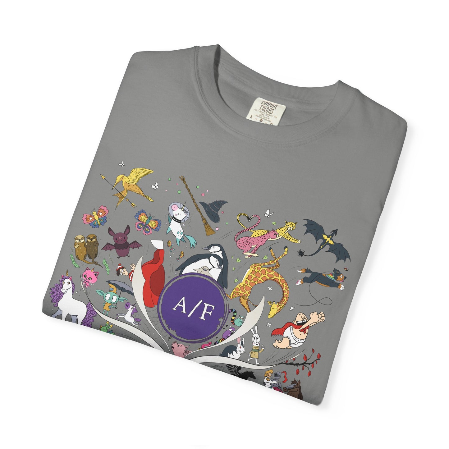 Comfort Colors T-shirt - Magical Banned Books Soft Heavy Cotton - Annie's Foundation