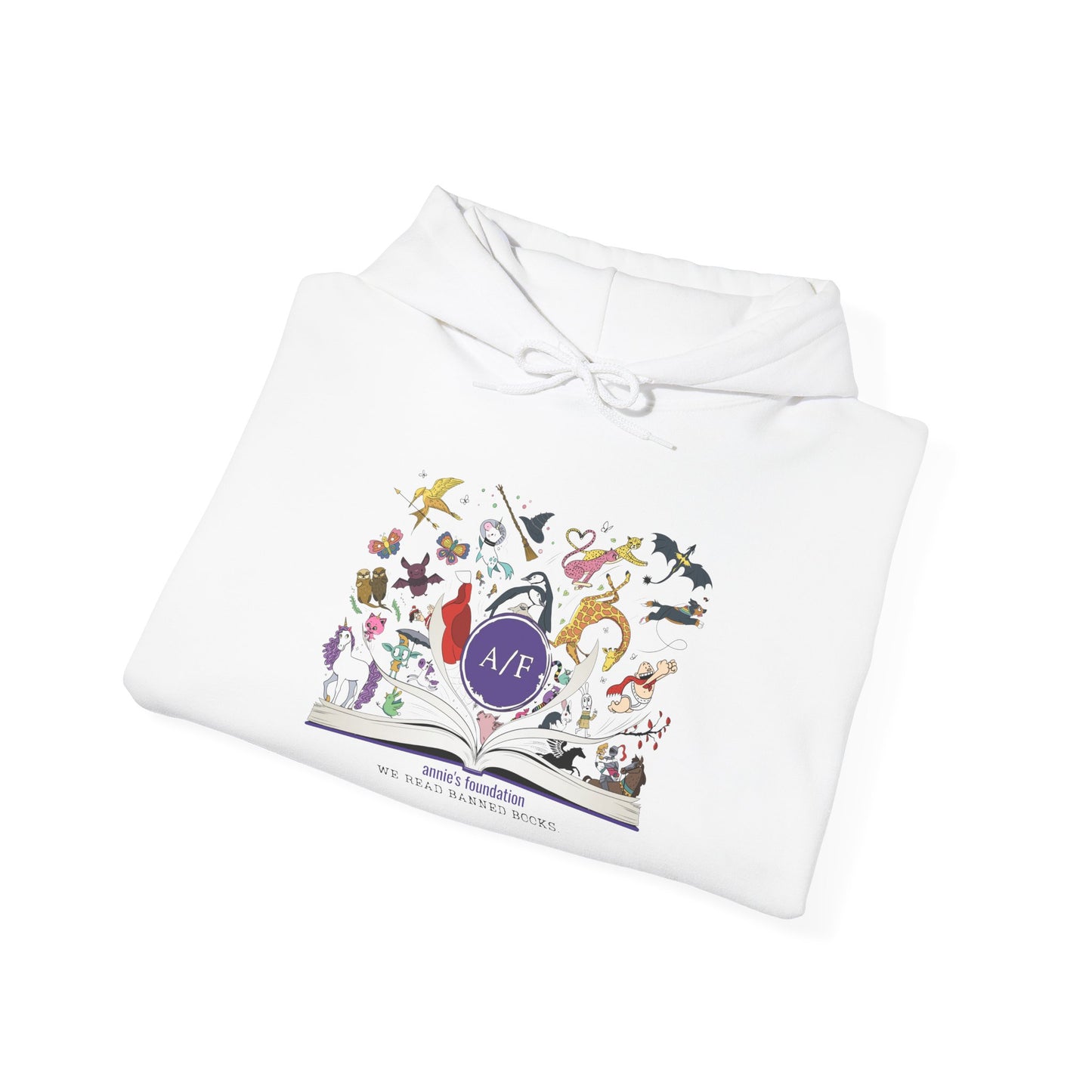 Hoodie - Magical Banned Books with Sleeve Imprint