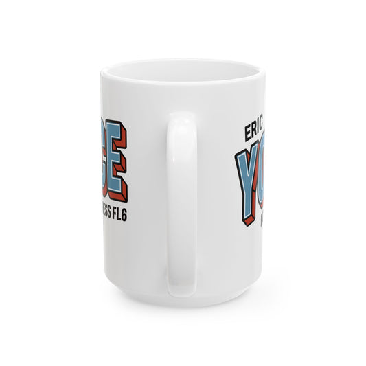 Yonce for Congress White Ceramic Mugs (11oz, 15oz)