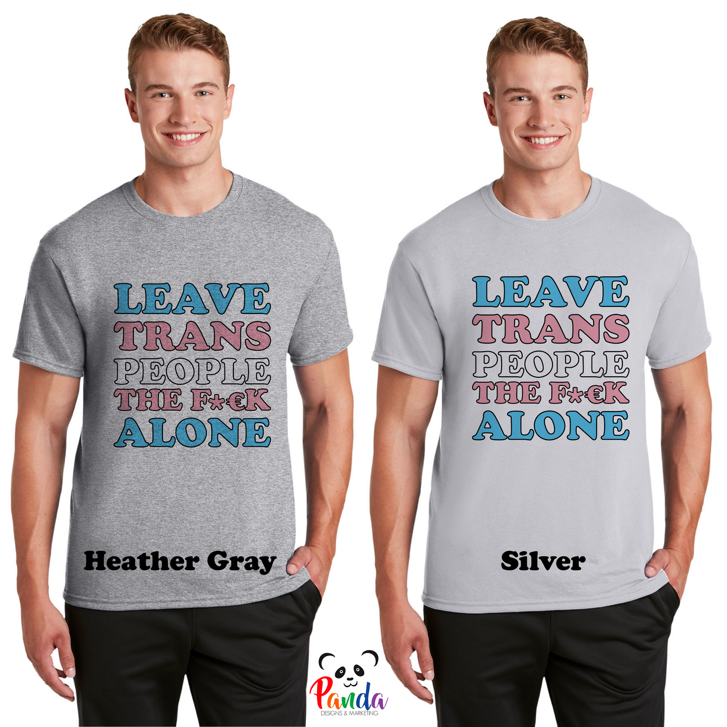 Leave Trans People The F**k Alone Trans Pride Sublimated T-shirt. Soft polyester cotton feel. Trans Power. Portion of proceeds donated. (Copy)