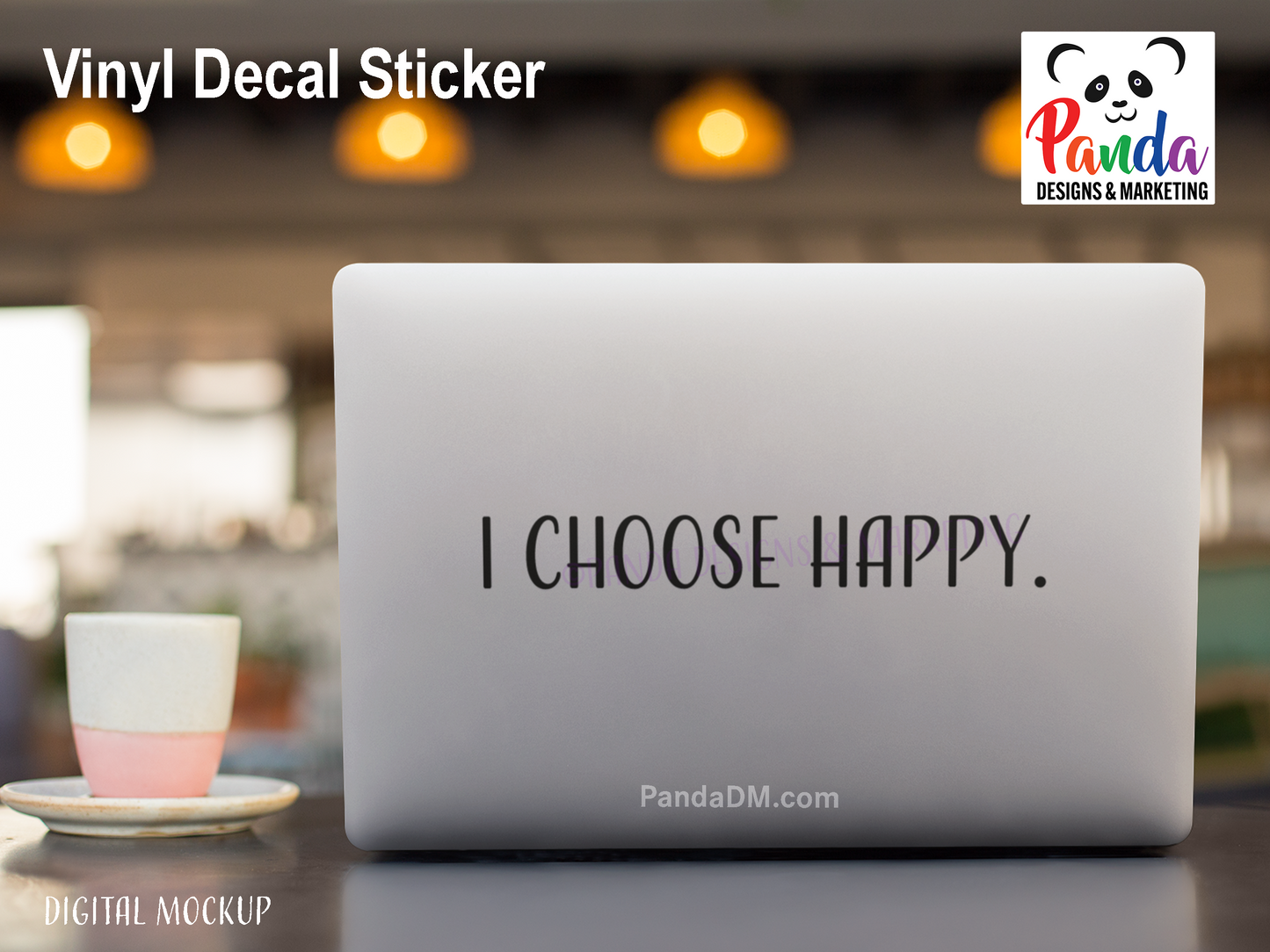 I Choose Happy. Vinyl Decal sticker