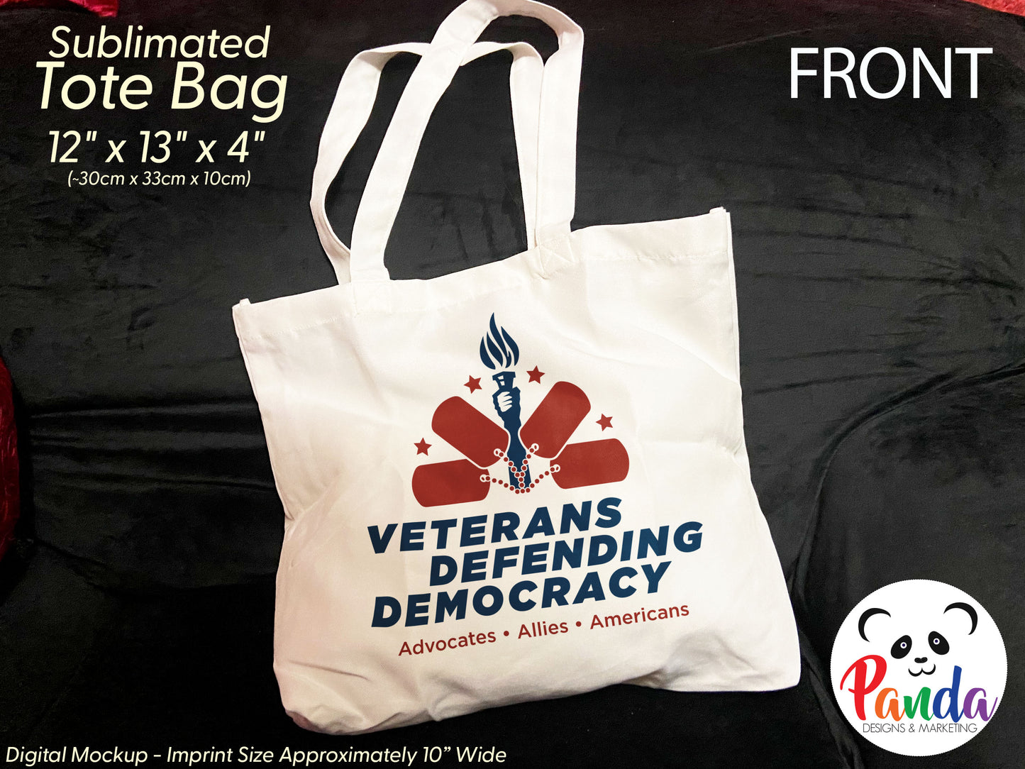 Drawstring Backpack Veterans Defending Democracy