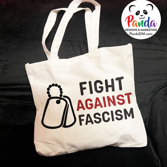 Fight Against Fascism Tote Bags