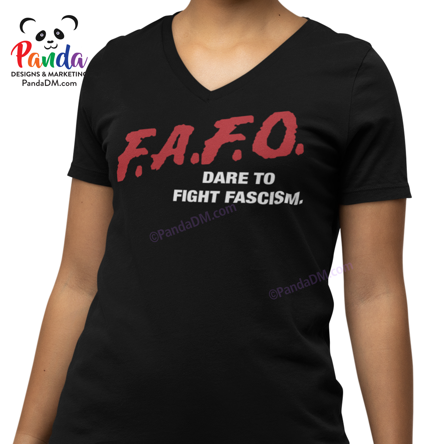 FAFO DARE Parody T-Shirt – Dare to Fight Fascism! | 90s-Inspired Protest Shirts (Unisex and Ladies, Short & Longsleeve)