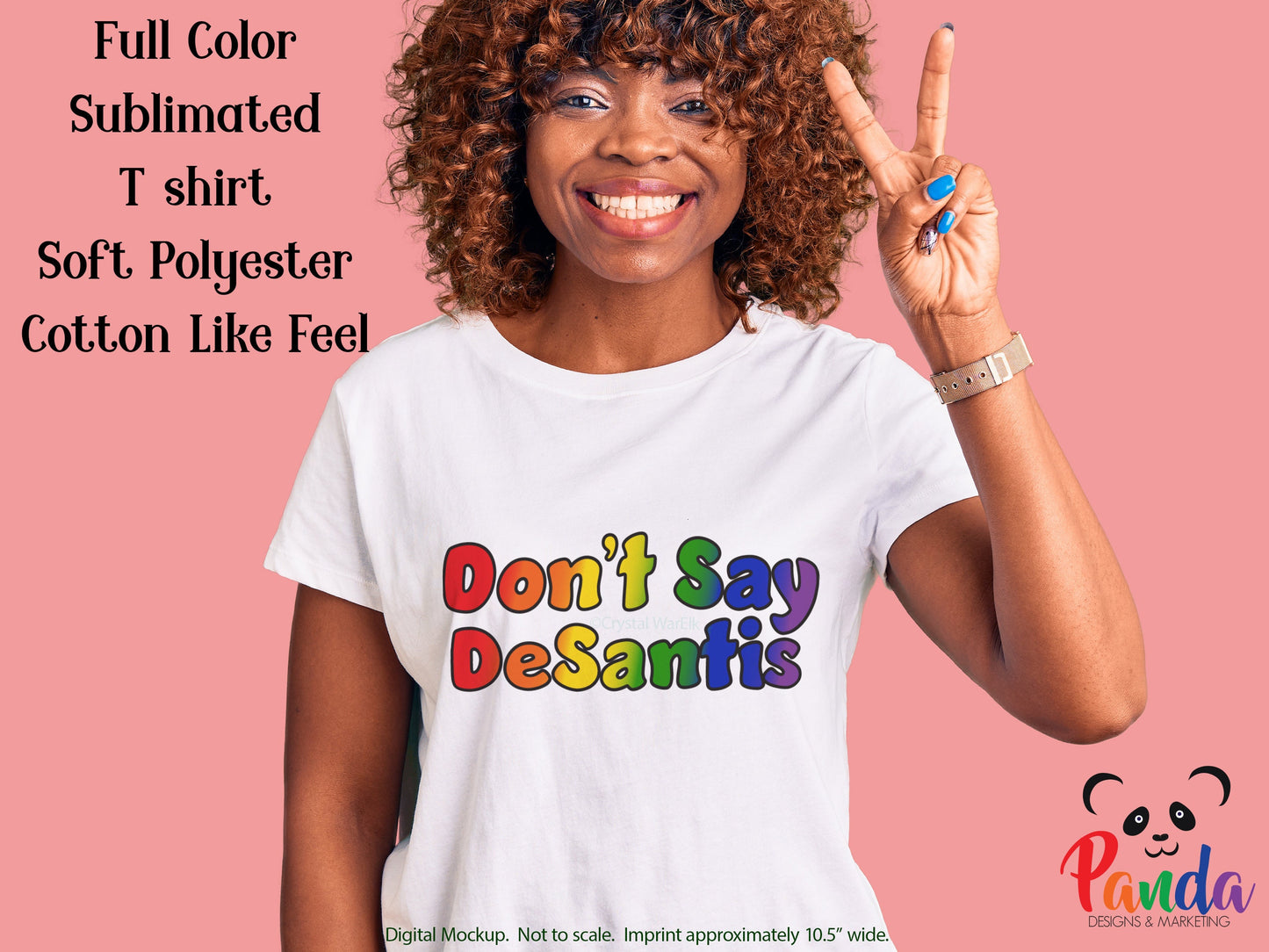 Don't Say Desantis Sublimated T-shirt
