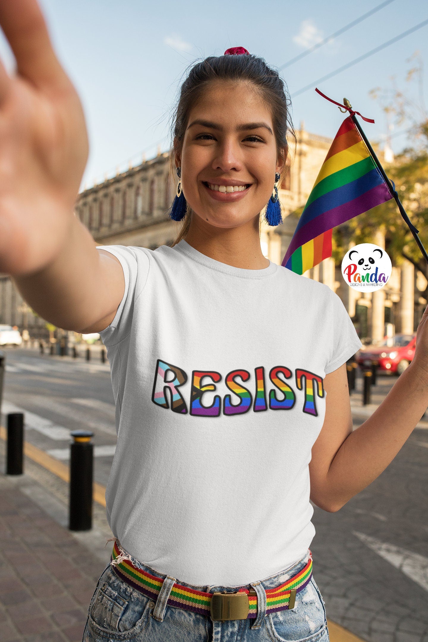 RESIST LGBT Pride Sublimated T-Shirt