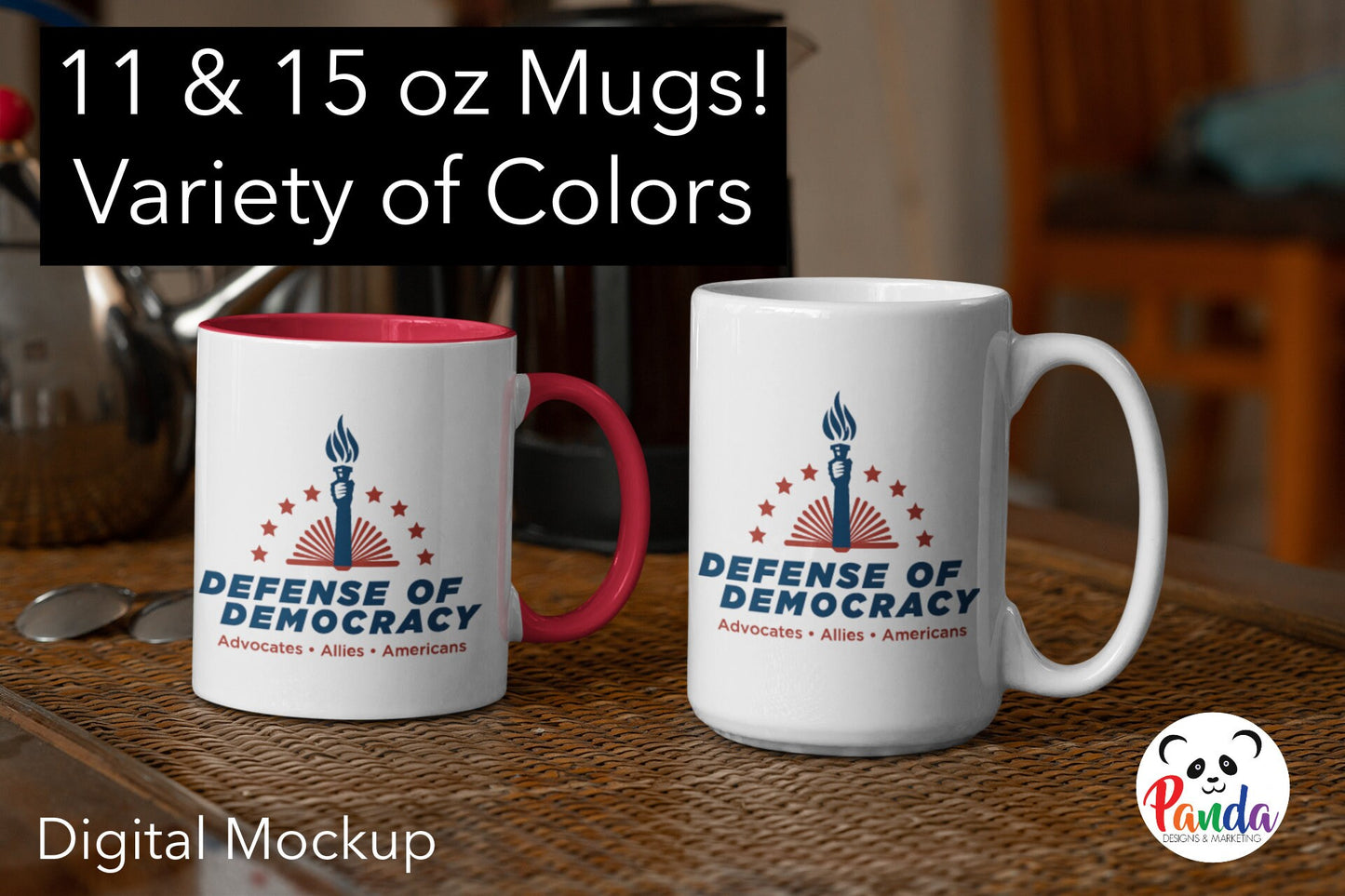 Coffee Mugs - Defense of Democracy