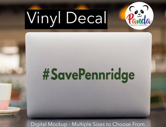 Save Pennridge School District Vinyl Decal.
