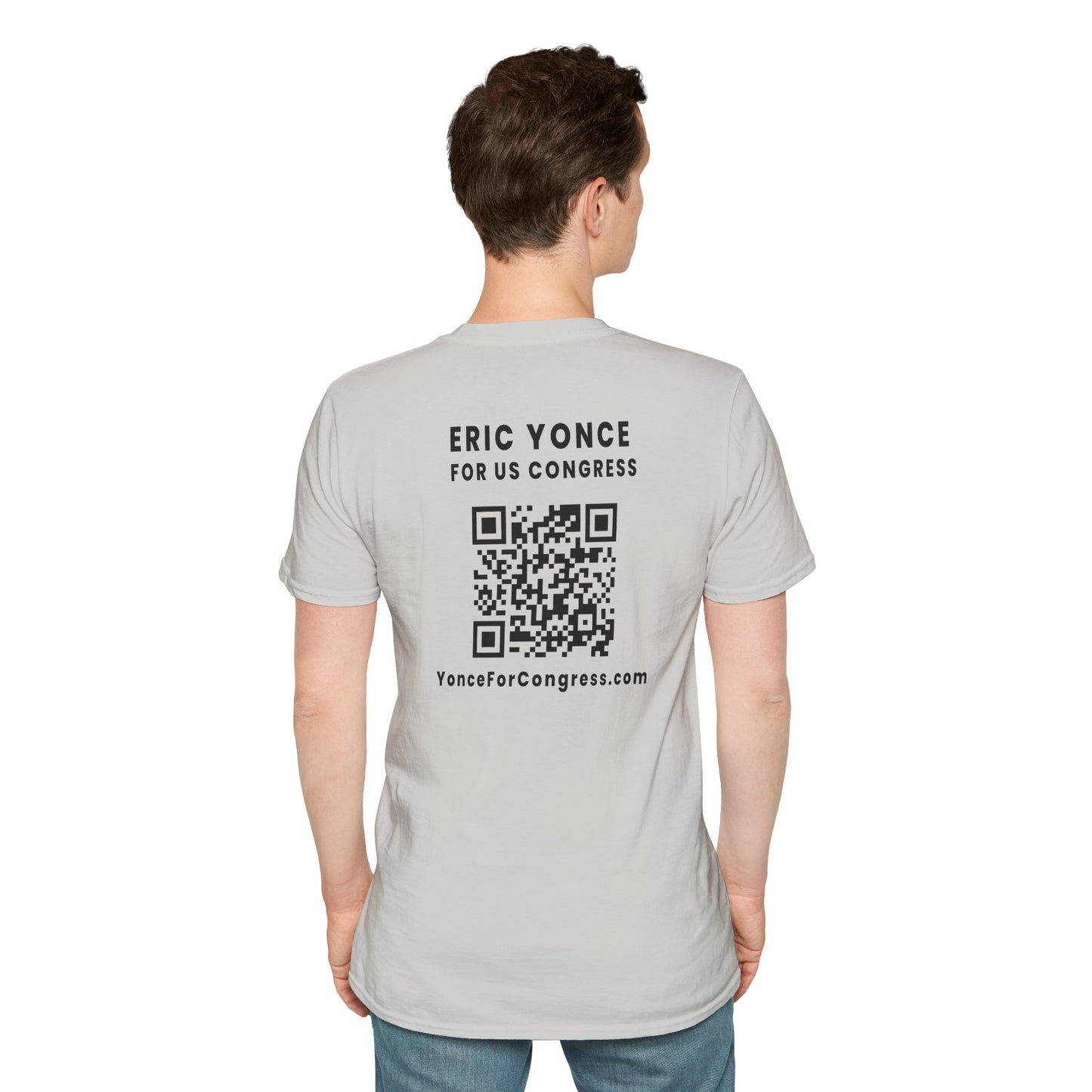 Yonce For Congress Unisex T-Shirt - Front and Back Imprint