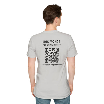 Yonce For Congress Unisex T-Shirt - Front and Back Imprint
