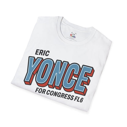 Yonce For Congress Unisex T-Shirt - Front and Back Imprint