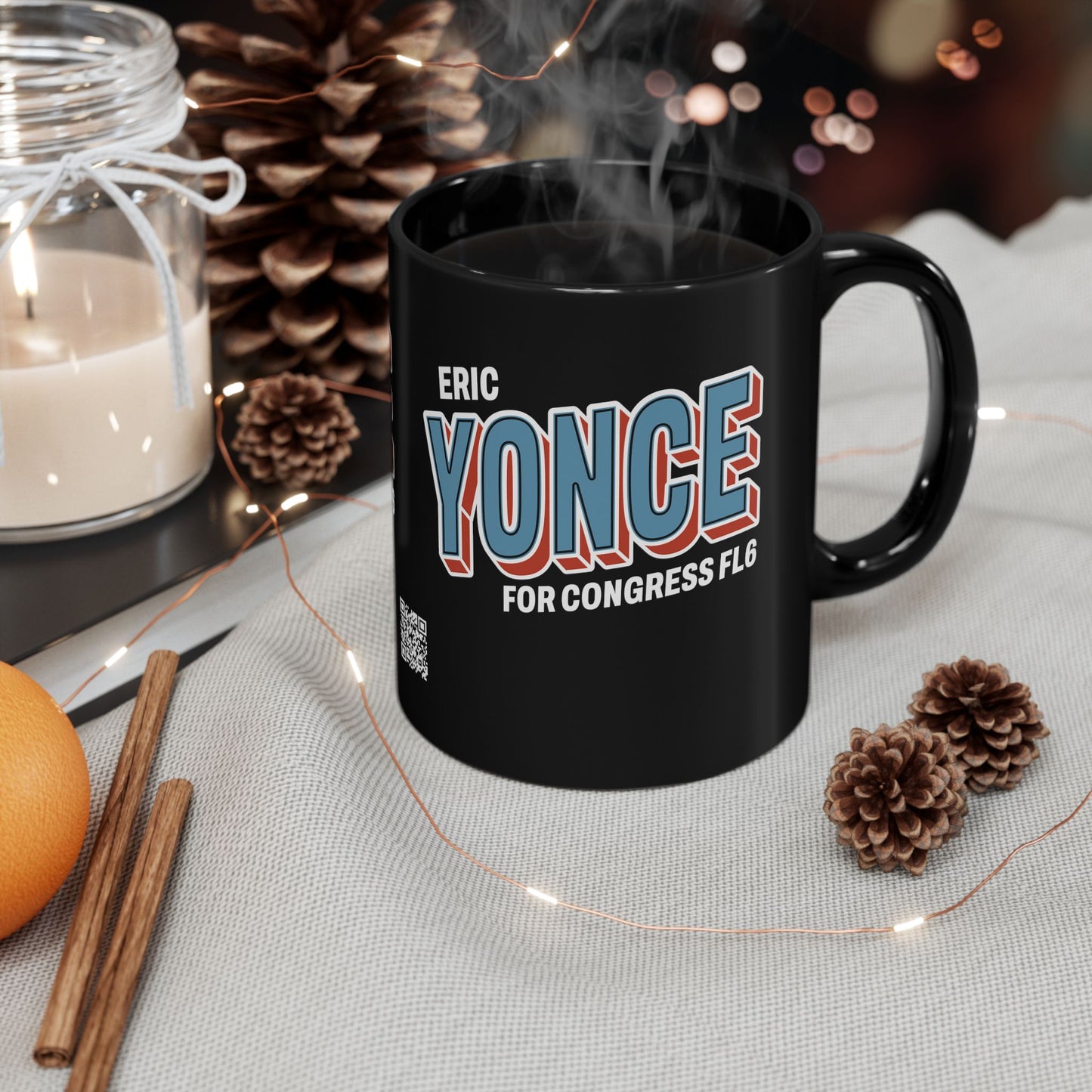 Yonce for Congress Black Mug  11oz/15oz