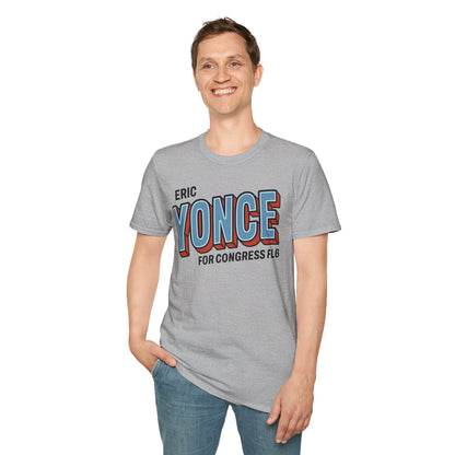 Yonce For Congress Unisex T-Shirt - Front and Back Imprint