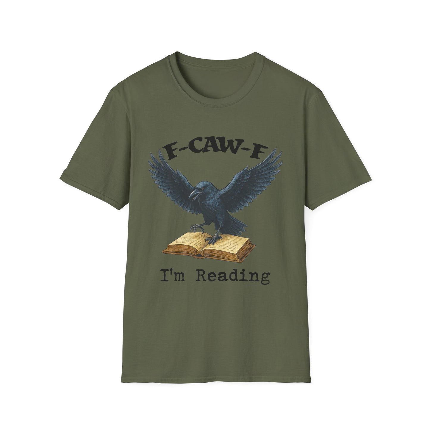 Raven 'F‑caw‑f I'm Reading' T-Shirt