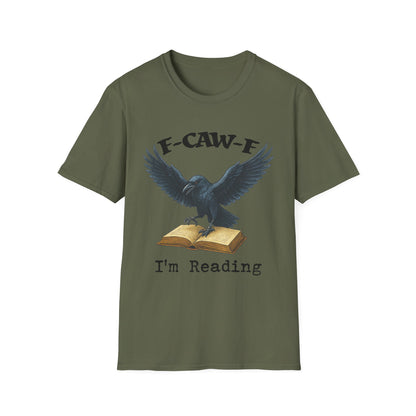 Raven 'F‑caw‑f I'm Reading' T-Shirt