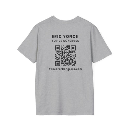 Yonce For Congress Unisex T-Shirt - Front and Back Imprint