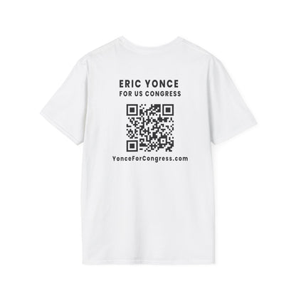 Yonce For Congress Unisex T-Shirt - Front and Back Imprint