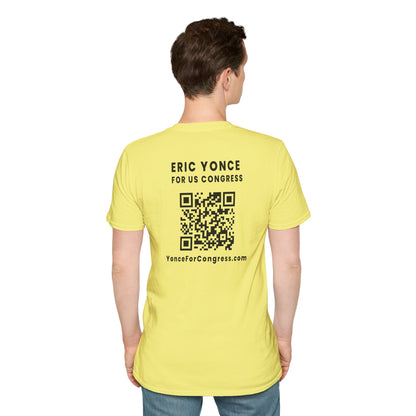 Yonce For Congress Unisex T-Shirt - Front and Back Imprint