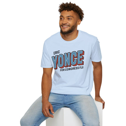 Yonce For Congress Unisex T-Shirt - Front and Back Imprint