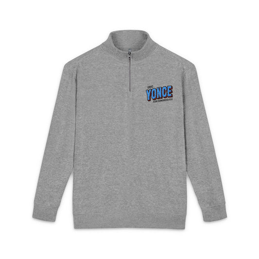 EmbroideredQuarter-Zip Fleece Pullover – Yonce for Congress