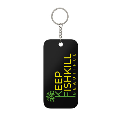Keep Fishkill Beautiful Double-Sided Keychain Charm