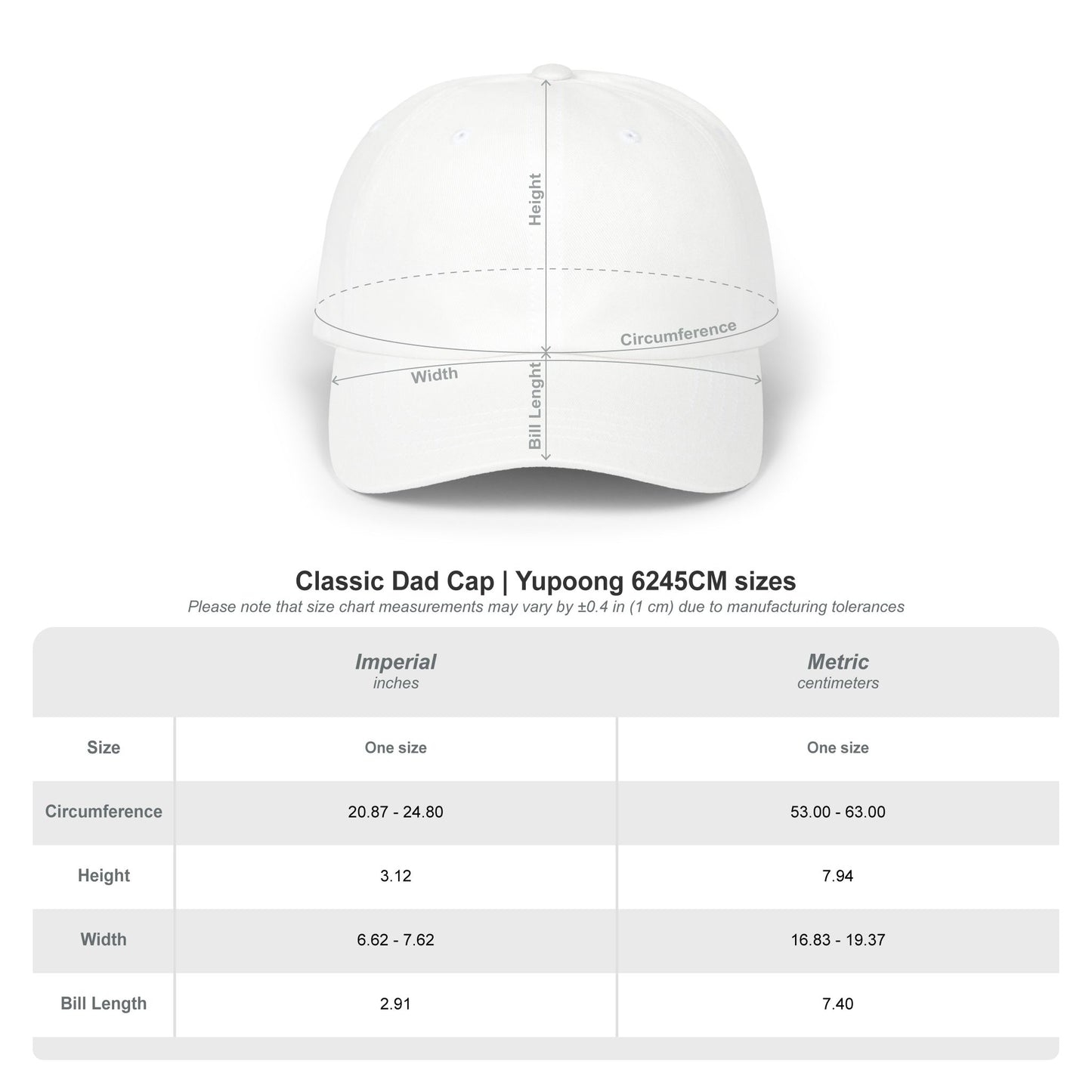 Embroidered Classic Dad Cap - Eric Yonce For Congress FL6