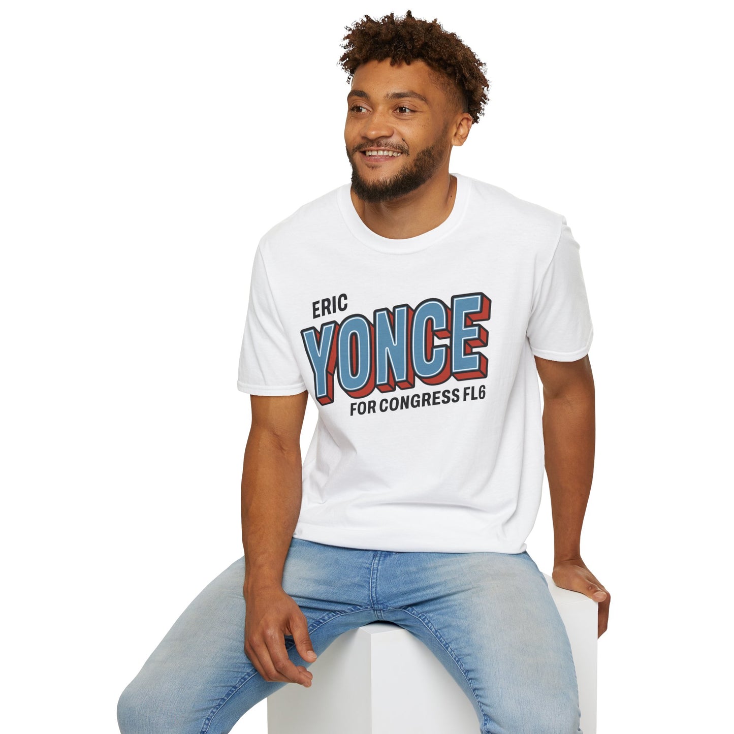 Yonce For Congress Unisex T-Shirt - Front and Back Imprint