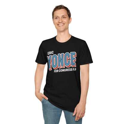 Yonce For Congress Unisex T-Shirt - Front and Back Imprint