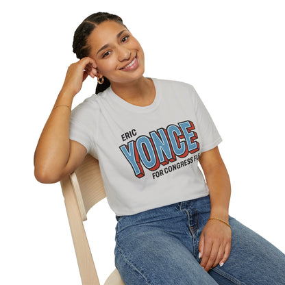 Yonce For Congress Unisex T-Shirt - Front and Back Imprint