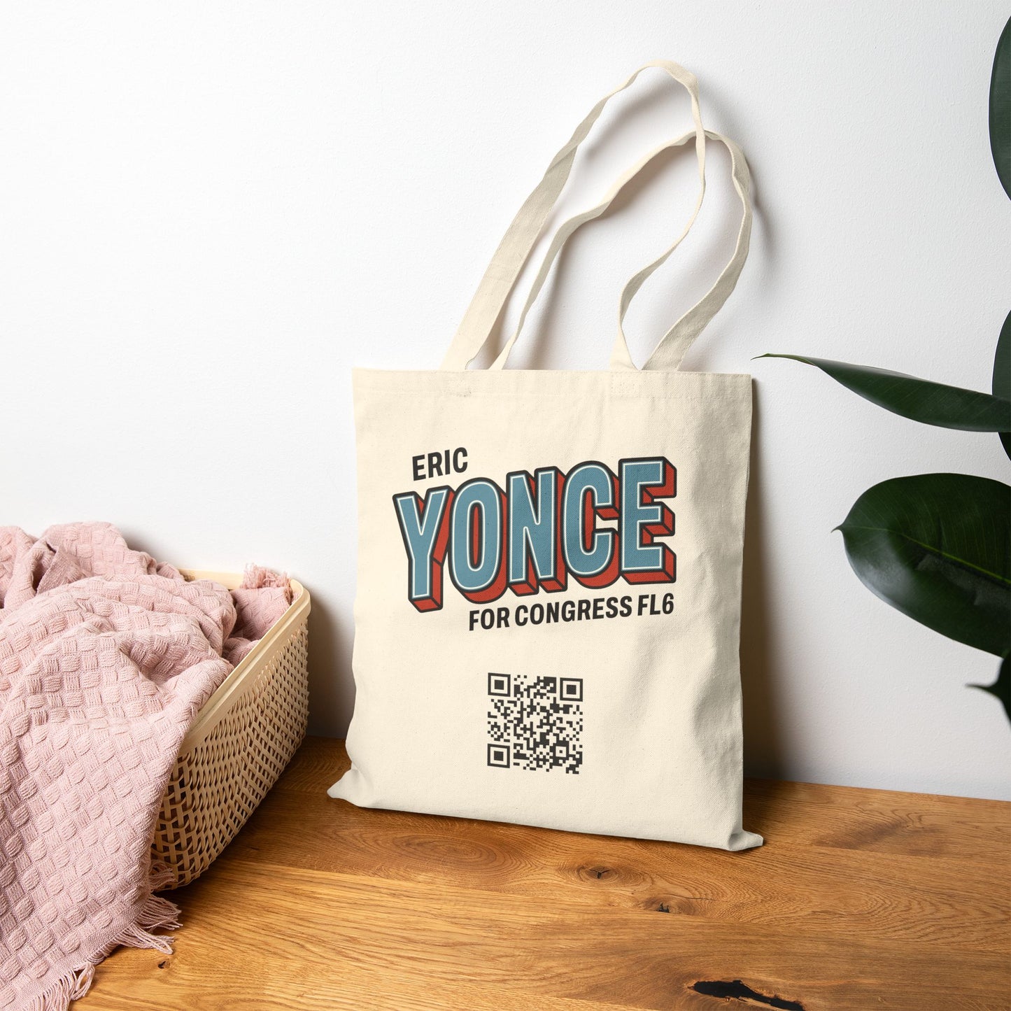 Campaign Tote Bag — YONCE for Congress Cotton Canvas