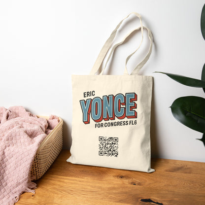 Campaign Tote Bag — YONCE for Congress Cotton Canvas