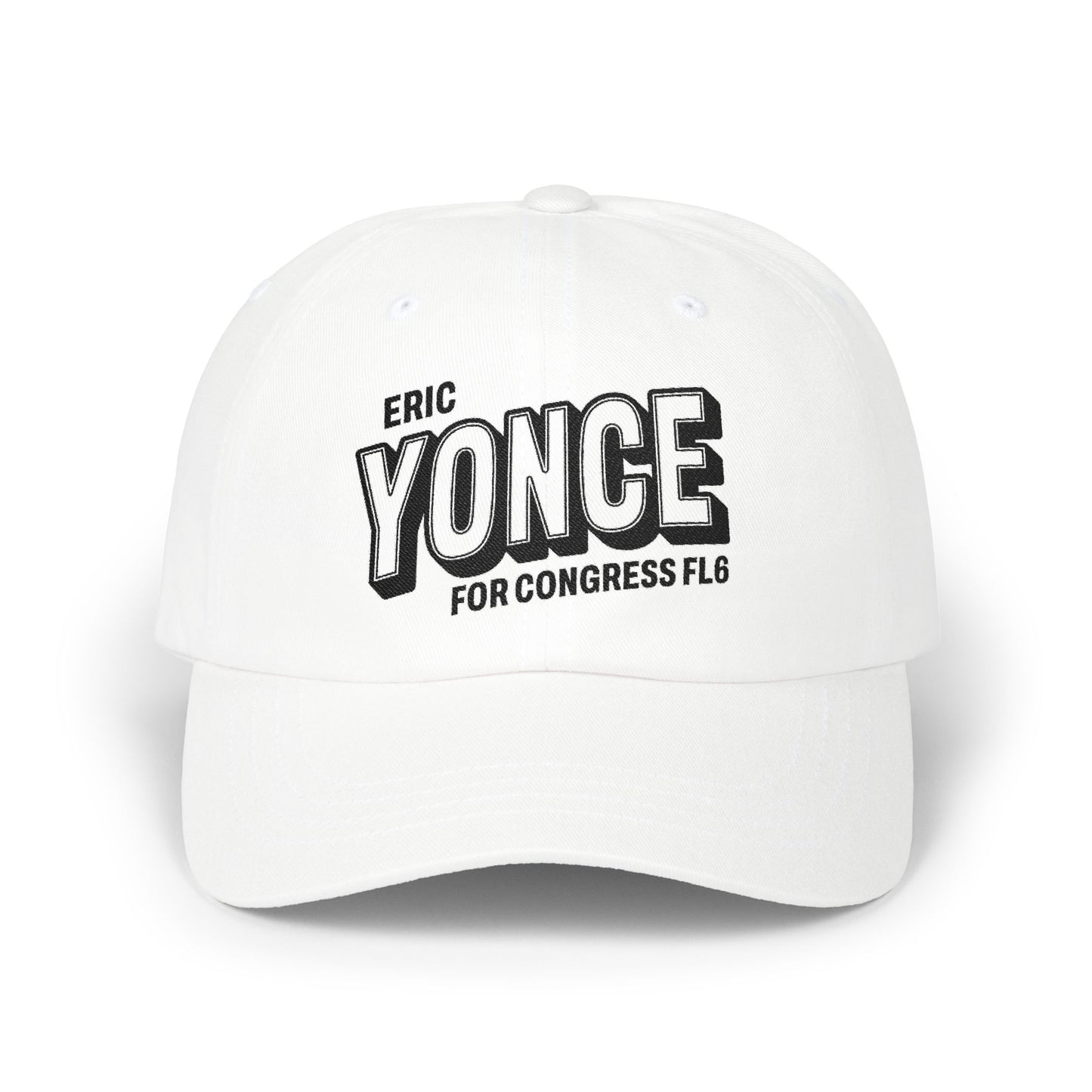 Embroidered Classic Dad Cap - Eric Yonce For Congress FL6