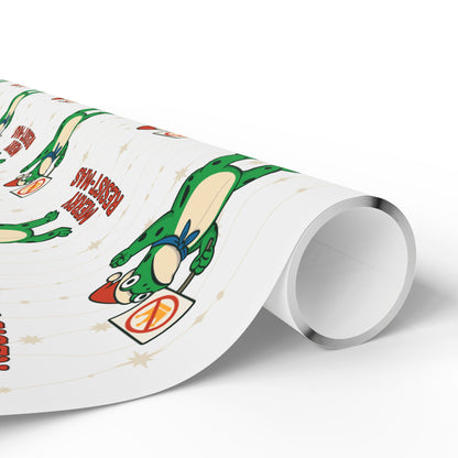 Wrapping Paper — Merry Resist-mas Frog Holiday Gift Wrap