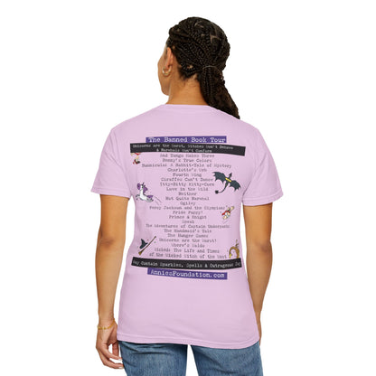 Comfort Colors T-shirt - Magical Banned Books Soft Heavy Cotton - Annie's Foundation
