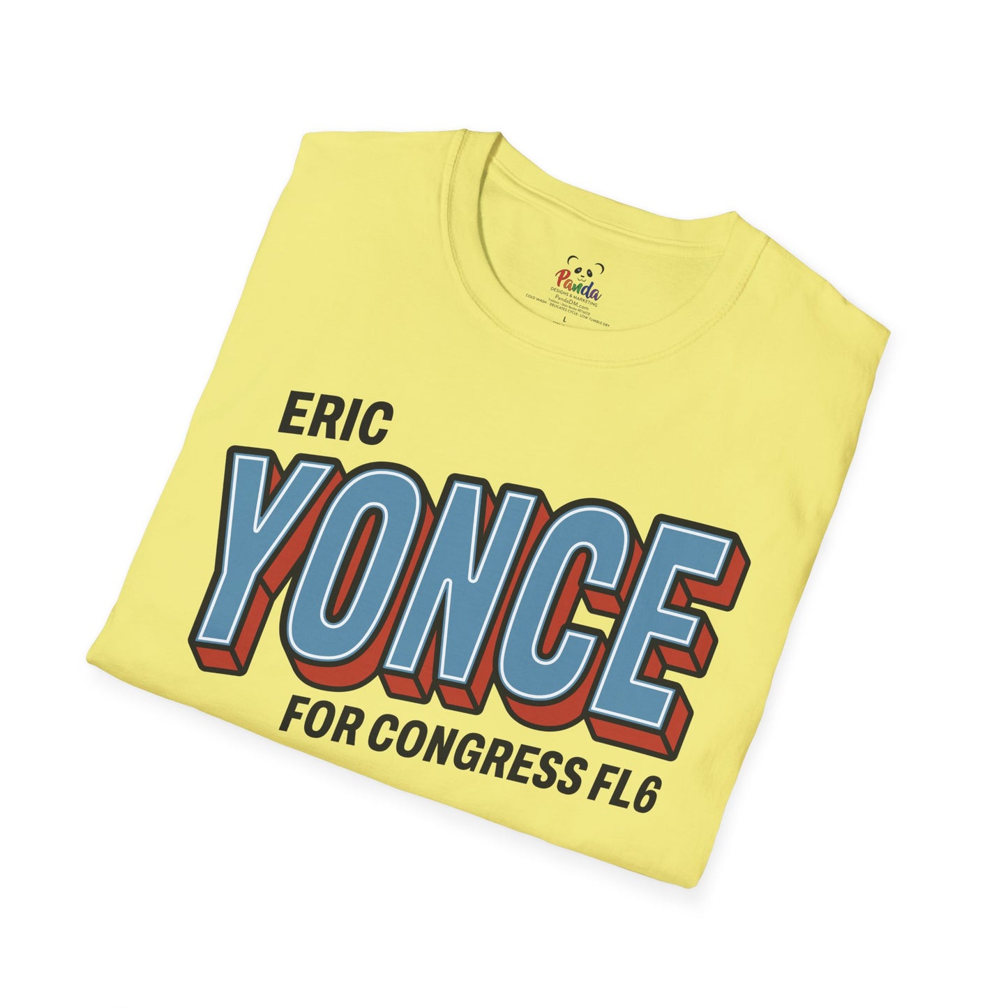 Yonce For Congress Unisex T-Shirt - Front and Back Imprint