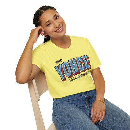 Yonce For Congress Unisex T-Shirt - Front and Back Imprint