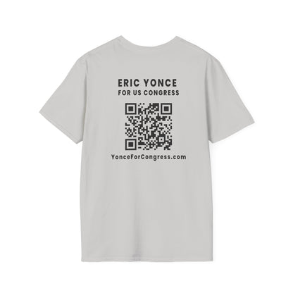 Yonce For Congress Unisex T-Shirt - Front and Back Imprint