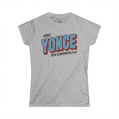 Yonce for Congress Women’s Tee – Front and Back Imprint