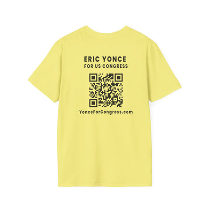 Yonce For Congress Unisex T-Shirt - Front and Back Imprint