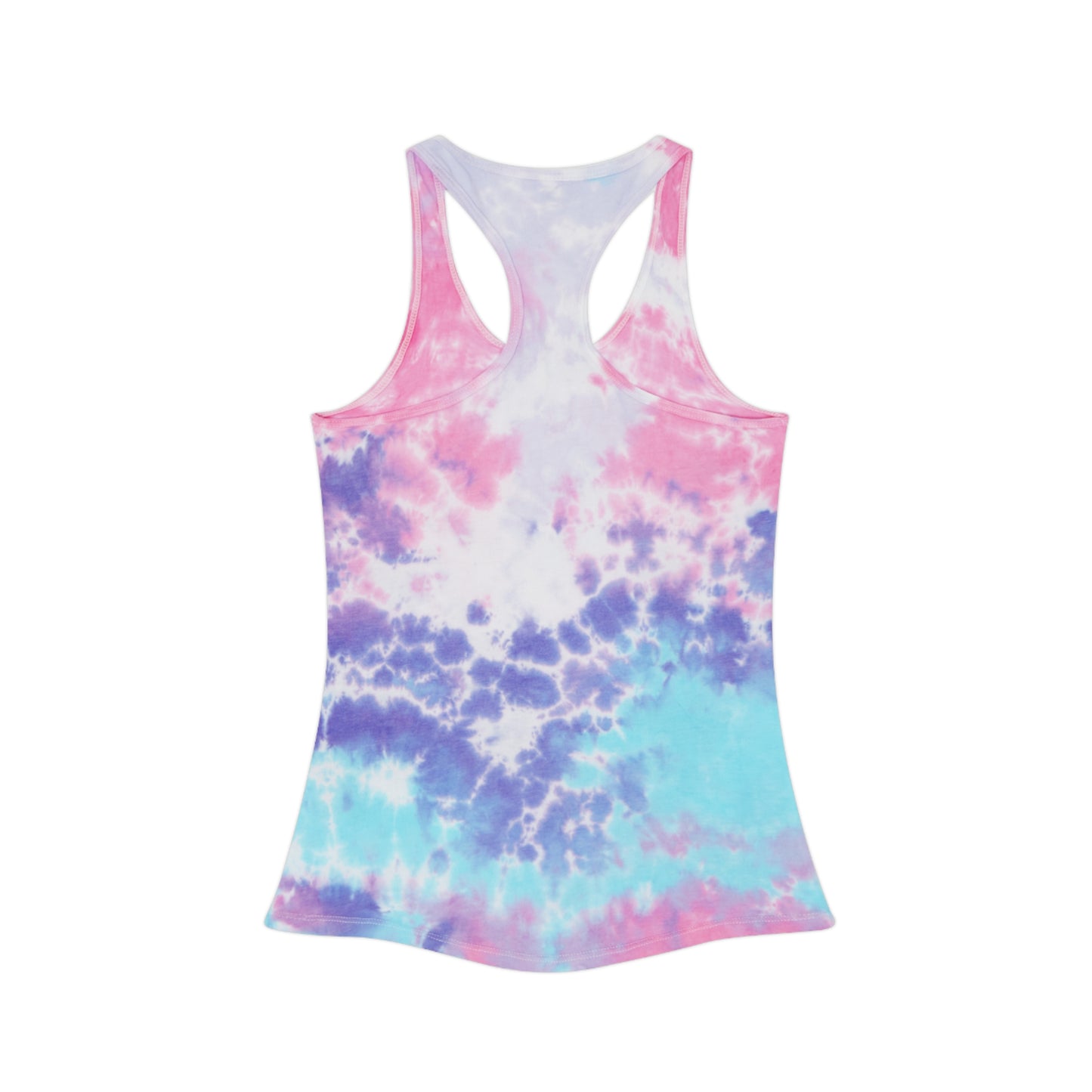I Choose Happy Tie-Dye Ladies Racerback Tank