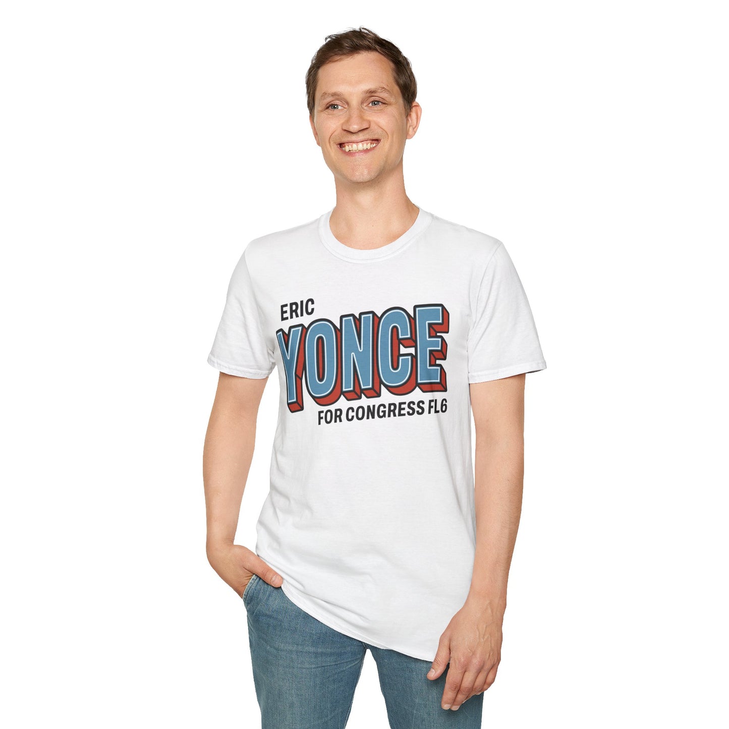 Yonce For Congress Unisex T-Shirt - Front and Back Imprint