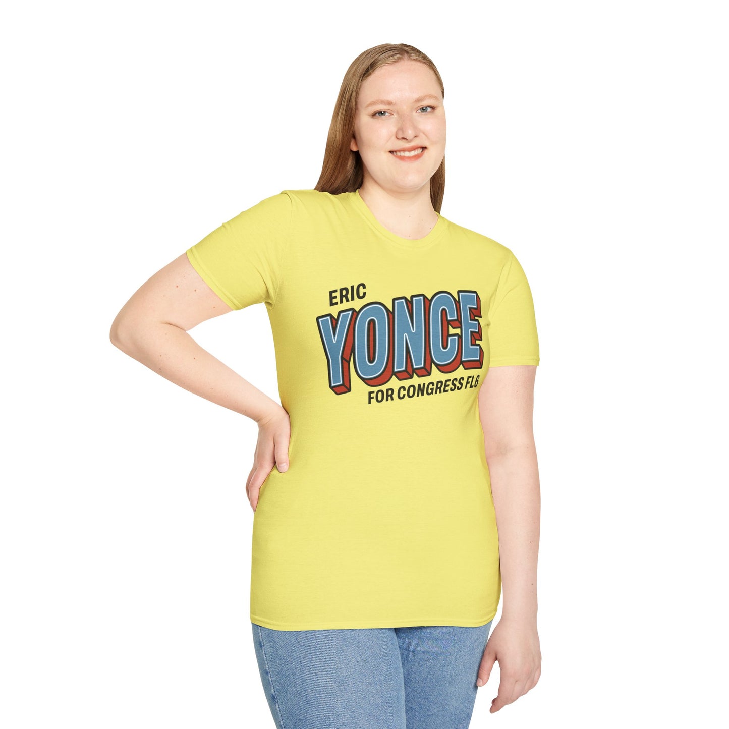 Yonce For Congress Unisex T-Shirt - Front and Back Imprint