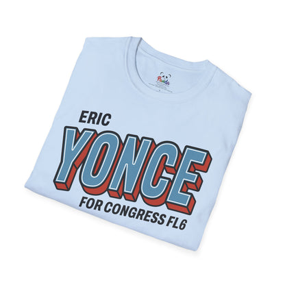 Yonce For Congress Unisex T-Shirt - Front and Back Imprint