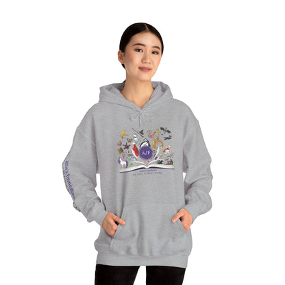 Hoodie - Magical Banned Books with Sleeve Imprint