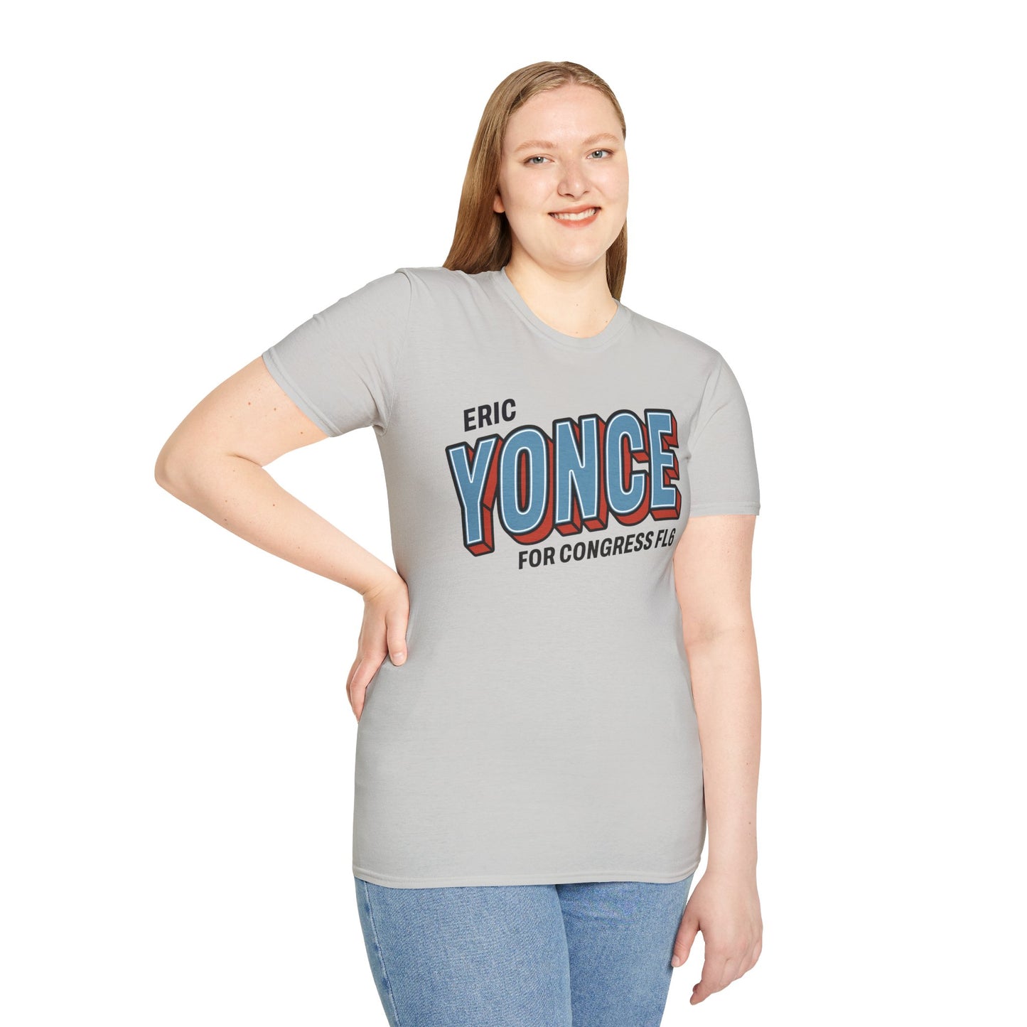Yonce For Congress Unisex T-Shirt - Front and Back Imprint